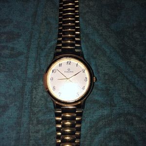Rose gold watch